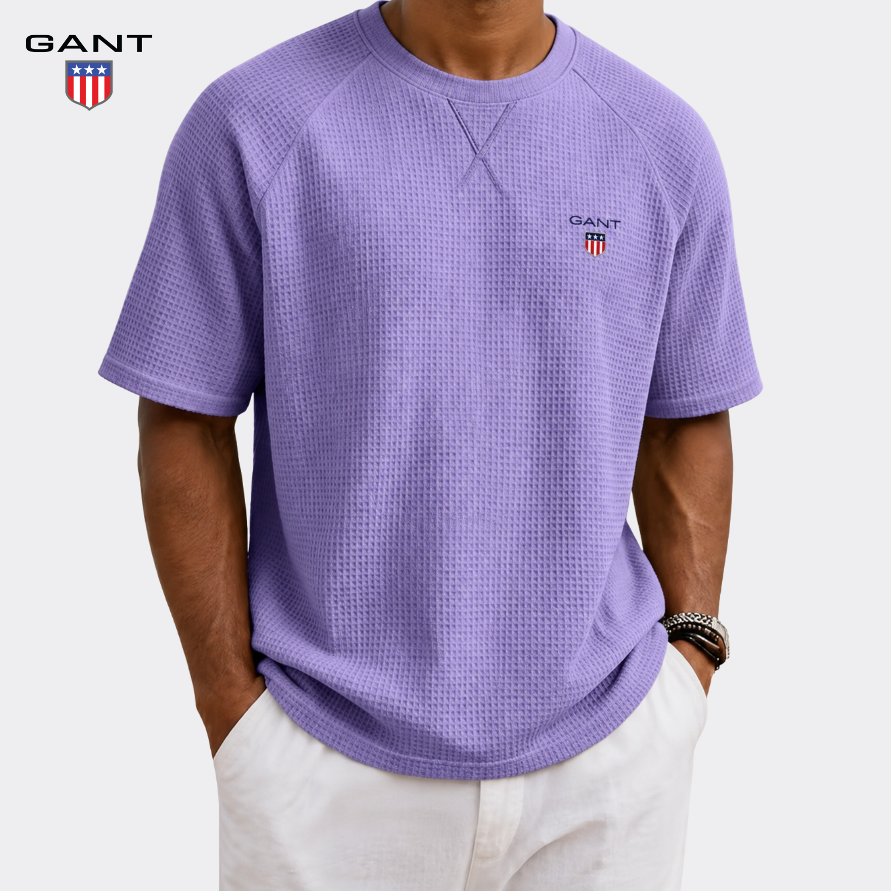 GANT™ Premium T-shirt med Struktur