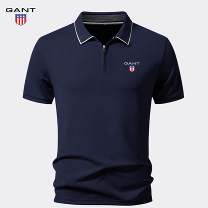 GANT™ Premium Pikétröja med Dragkedja